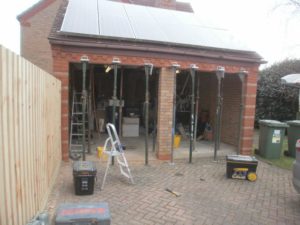 garage door widening