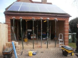 garage door widening