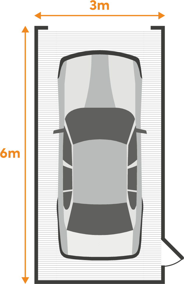 Average Garage And Doors Sizes, Single Car Garage Dimensions In Meters
