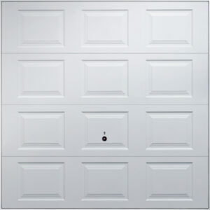 12 panel detail on an up and over garage door
